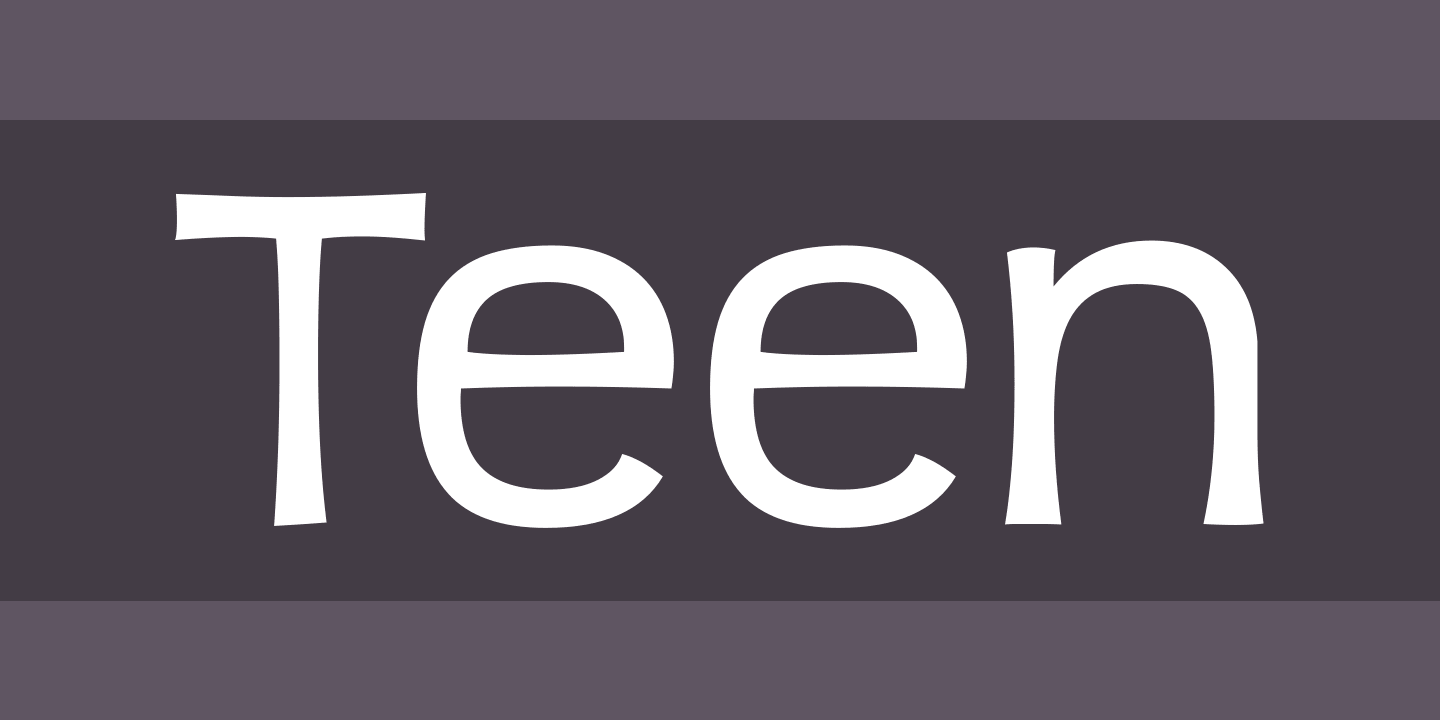 Font Teen